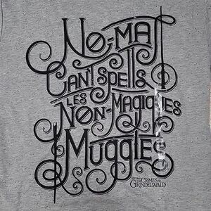 FANTASTIC BEASTS CRIMES OF GRINDELWALD WOMENS NEW WITH TAG TEE SIZE MEDIUM